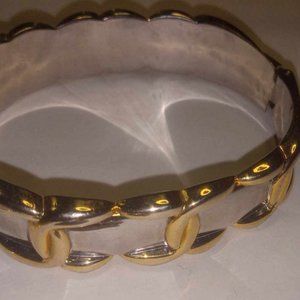 Sweet 2 tone Silver & Gold Braclet
